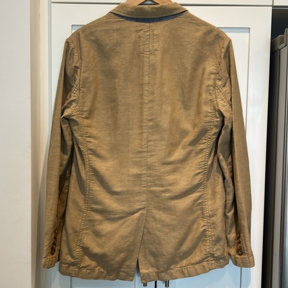 GAP Linen Blend Tan 2 Button Classic 
Lightweight Blazer Women Size XS - Picture 5 of 15